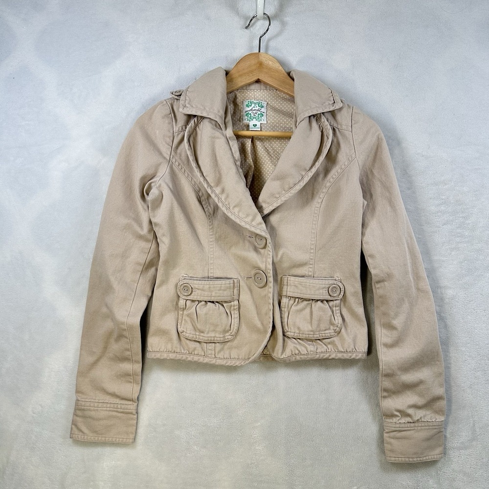 Vintage Anchor Blue Blazer Women Size S